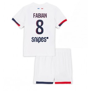 Paris Saint-Germain Fabian Ruiz #8 Bortaställ Barn 2025-26 Kortärmad (+ Korta byxor)